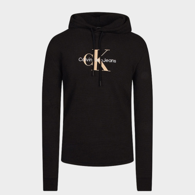 Φούτερ Με Κουκούλα Calvin Klein J30J322701-BEH Μαύρο