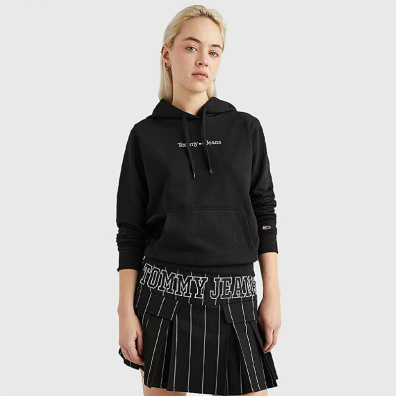 Φούτερ Με Κουκούλα Tommy Hilfiger DW0DW15649-BDS Μαύρο