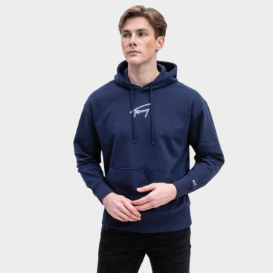 Φούτερ με Κουκούλα Tommy Hilfiger DM0DM15796-C87 Σκούρο Μπλε