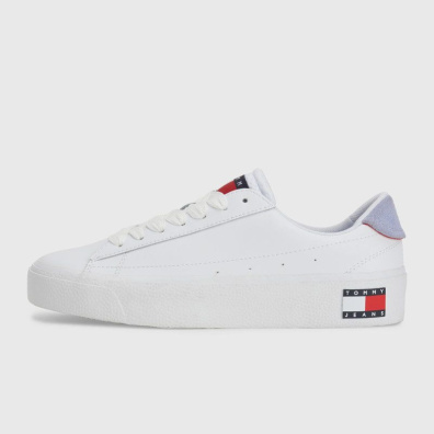 Δερμάτινο Sneaker Tommy Hilfiger EN0EN02030-0K4 Άσπρο