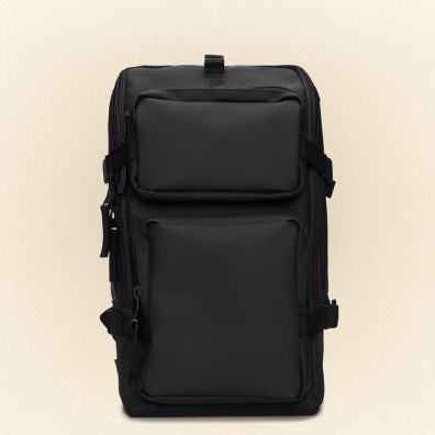 Αδιάβροχο Σακίδιο Rains Trail Cargo Backpack 14330-01 Μαύρο