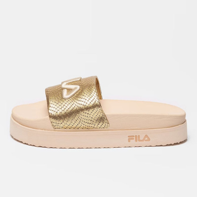 Παντόφλες Slides Fila Morro Bay Zeppa FFW0049.40064 Μπεζ-Χρυσό