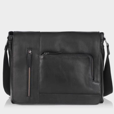 Τσάντα Ταχυδρόμου Silver Flame SFT8485 Μαύρο