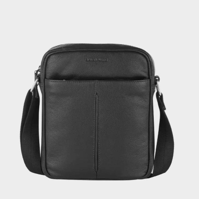 Τσαντάκι Χιαστί Silver Flame SFL88154 Μαύρο