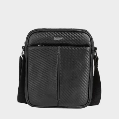 Τσαντάκι Χιαστί Silver Flame SFL88179 Μαύρο