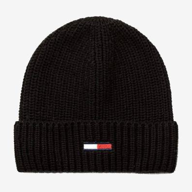 Beanie Σκούφος Tommy Hilfiger AM0AM07938-BDS Μαύρο