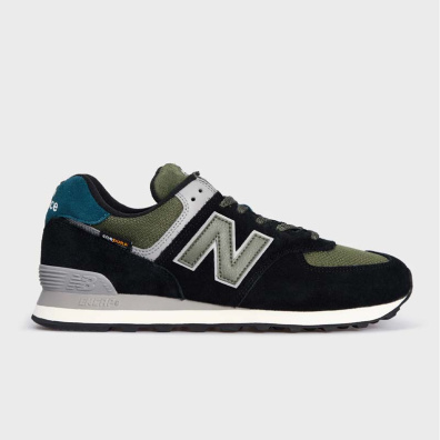 Sneaker New Balance 574 U574KBG Μαύρο Πράσινο