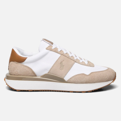 Sneaker Polo Ralph Lauren Train 89 809913334002 Άσπρο Μπεζ