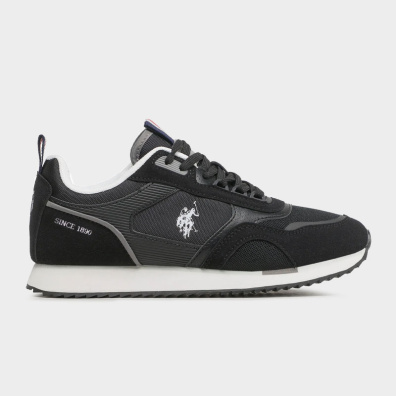 Sneaker U.S Polo Assn. ETHAN001-BLK Μαύρο