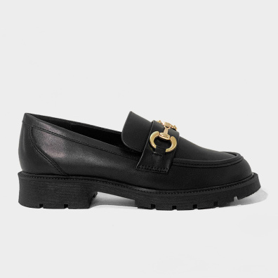 Ανατομικά Μοκασίνια Adam's 1-848-23523-29 Μαύρο