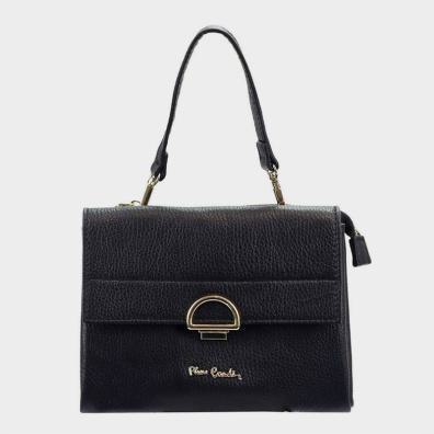 Δερμάτινη Τσάντα Χιαστί Pierre Cardin Dollaro E30/1934 FRZ Μαύρο