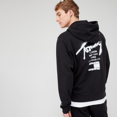 Ζακέτα Tommy Hilfiger DM0DM17793_BDS Μαύρο