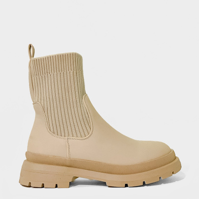 Μποτάκι Κάλτσα Adam's 1-829-22533-27 Μπεζ