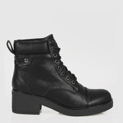 Μποτάκι με Χοντρό Τακούνι My Choice 307-1-1 Μαύρο