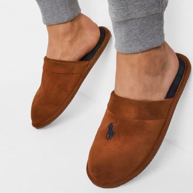 Παντόφλα Polo Ralph Lauren 843924517003 Καφέ