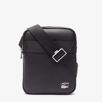 Τσαντάκι Χιαστί Lacoste 3NH4017PN Μαύρο