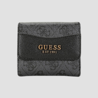 Μικρό Πορτοφόλι Guess Jeans SWSB8735440-COAL Μαύρο