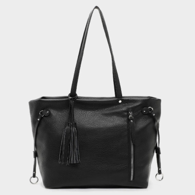 Τσάντα Ώμου Εmily & Noah Valencia 1177-100 Mαύρο