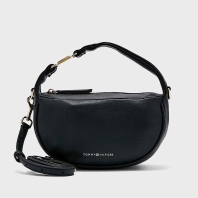 Τσάντα Χειρός Tommy Hilfiger AW0AW14885_BDS Μαύρο