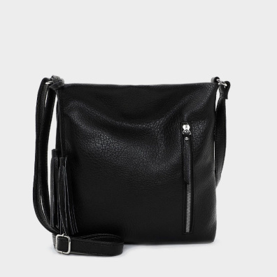 Τσάντα Χιαστί Emily & Noah 1171-100 Μαύρο