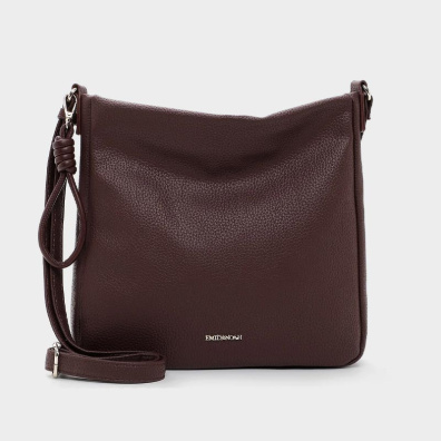 Τσάντα Χιαστί Emily & Noah Nikki 64130-690 Μπορντό