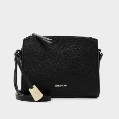 Τσάντα Χιαστί Emily & Noah Nikola 64041-100 Μαύρο