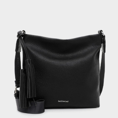 Τσαντάκι Χιαστί Emily & Noah Nadine 64074-100 Μαύρο