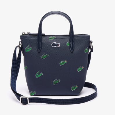 Tσάντα Χειρός Lacoste Croc Print Mini NF4492HN-021 Μπλε