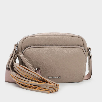Tσαντάκι Χιαστί Emily & Noah Nadine 64070-900 Μπεζ
