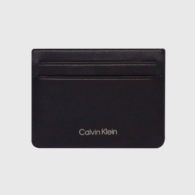 Δερμάτινη Καρτοθήκη Calvin klein K50K510601-BAX Μαύρο