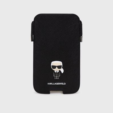 Θήκη Για Κινητό Έως 6,7" Karl Lagerfeld KLHCP12LOPHKMK Μαύρο