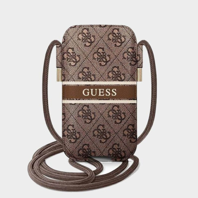 Θήκη Κινητού Guess Για Smartphone Έως 6.7 GUPHL4GDBR Καφέ