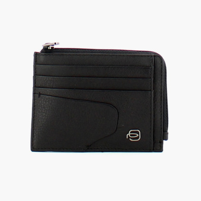 Μικρό Δερμάτινο Πορτοφόλι Piquardo PP4822AOR Μαύρο