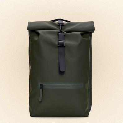Σακίδιο Πλάτης Rains Rolltop Rucksack 13320-03 Πράσινο