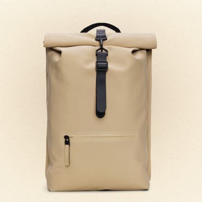 Σακίδιο Πλάτης Rains Rolltop Rucksack 13320-24 Μπεζ