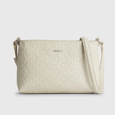 Τσάντα Χιαστί Calvin Klein K60K611001-PEA Μπεζ