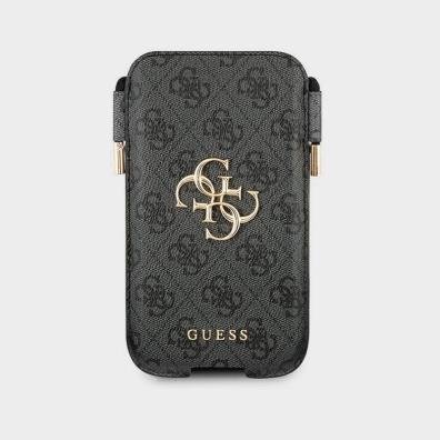 Τσαντάκι-Θήκη Για Κινητό Guess GUHCP12L4GPSGR Γκρι-Μαύρο