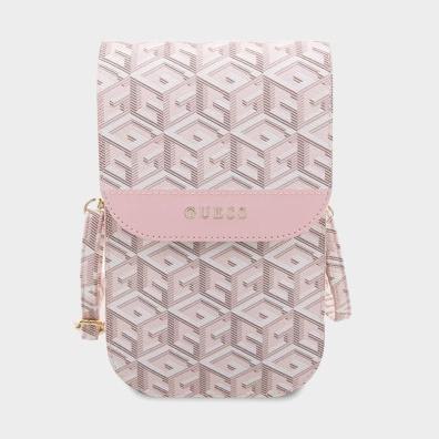 Τσαντάκι-Θήκη Για Κινητό Guess GUWBHGCFSEP Ροζ