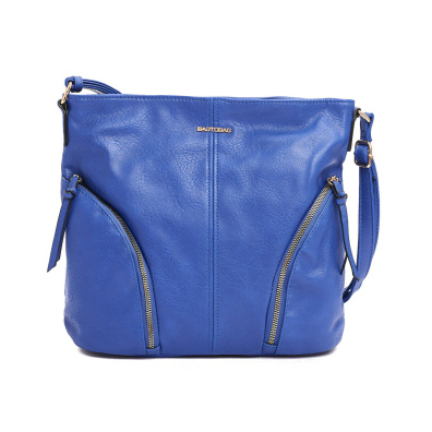 Τσάντα ώμου ταχυδρόμου-QR-22009 - Μπλέ