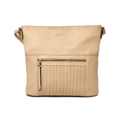 Τσάντα ώμου ταχυδρόμου-QR-22007 - Apricot