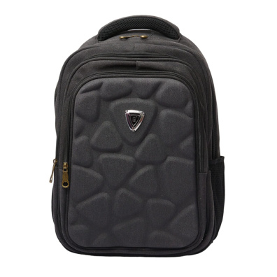 Σακίδιο Πλάτης Ανάγλυφο HS-3901-1 - Μαύρο