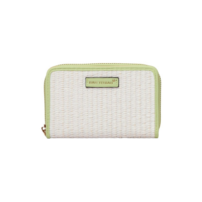 Ψάθινο πορτοφόλι μικρό AC-1108 - Ανοιχτό Πράσινο