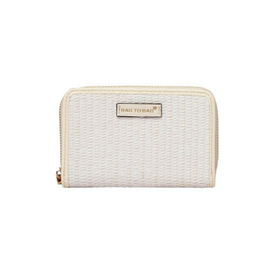 Ψάθινο πορτοφόλι μικρό AC-1108 - Μπέζ