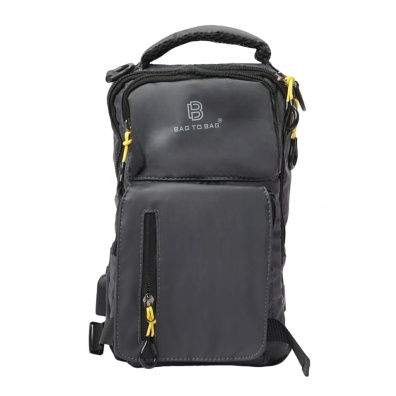 Τσαντάκι χιαστί MD-0045 - Γκρι