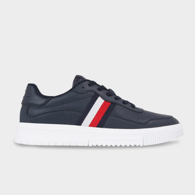 Sneaker Tommy Hilfiger Supercup Leather Stripes FM0FM04824-DW5 Σκούρο Μπλε