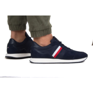 Sneaker Tommy Hilfiger Runner Evo Mix FM0FM04699-DW5 Σκούρο Μπλε