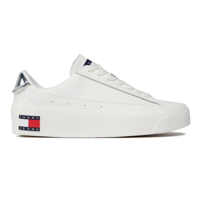 Sneaker Tommy Hilfiger Tjw Vulc Leather Plat Lc EN0EN02284-YBL Άσπρο