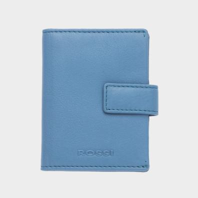 Δερμάτινη Καρτοθήκη Rossi RSL32129 Γαλάζιο