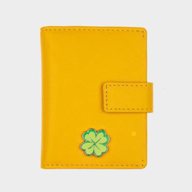 Δερμάτινη Καρτοθήκη Rossi RSL33141 κίτρινο