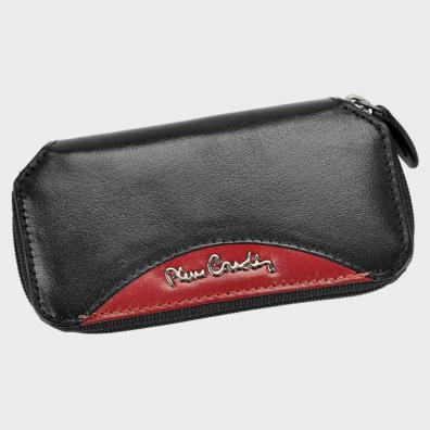 Δερμάτινη Κλειδοθήκη Pierre Cardin 326 Tillak29 Μαύρο Κόκκινο